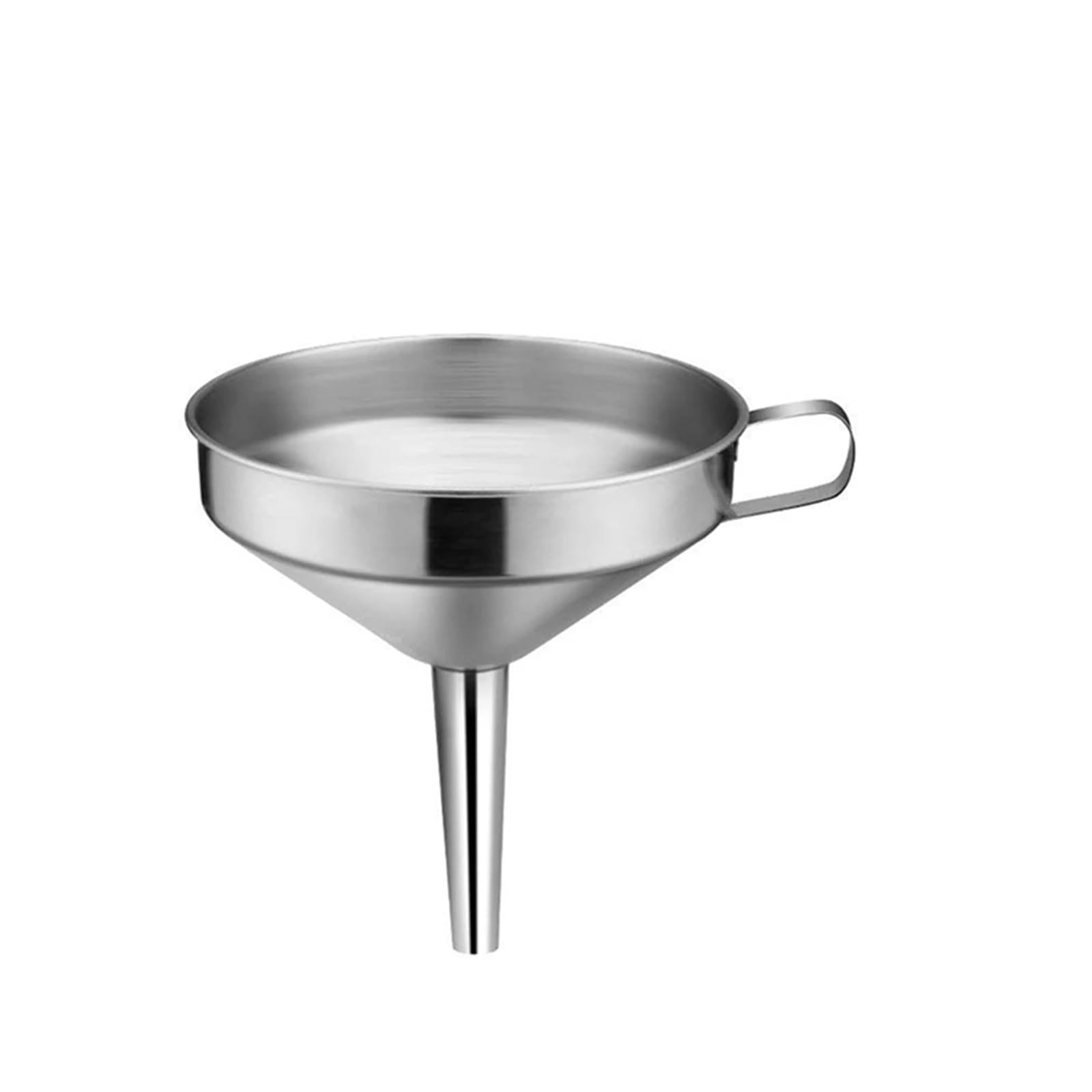 Funnels (hogar y cocina) Embudos de acero inoxidable de 10cm, 12cm y 14cm, boca ancha, aceite de vino, embudo de miel, colador desmontable, herramientas de filtro de líquidos for vino de cocina(12cm)