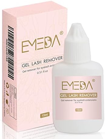 EMEDA Eyelash Extension Remover Gel 15ml - Quickly Dissolves Powerful Lash Adhesive, Not for Clusters Glue, Professional Removal for Extensions (15ml)