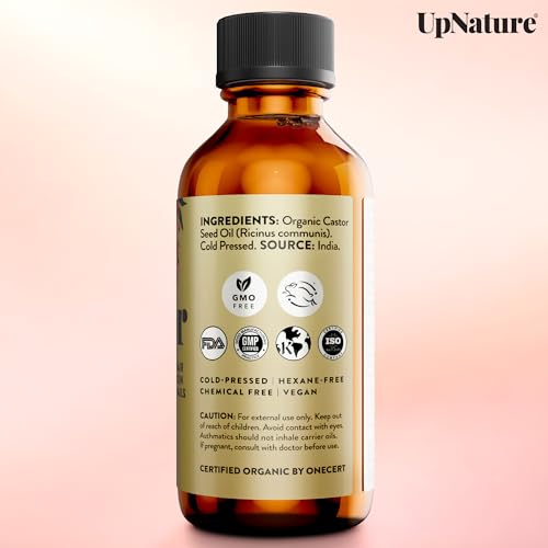 UpNature Organic Castor Oil Lash & Brow Serum (2 oz) — view 7