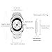 BARAMON Men's Fashion Watches Stylish Futuristic Collectible Unique Male Wristwatch Analog Quartz Clock Date Waterproof Watch for Men
