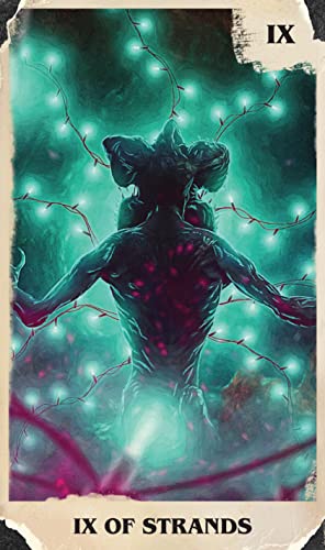 Tarot Stranger Things avec son guide d'interprétation complet en boîte collector