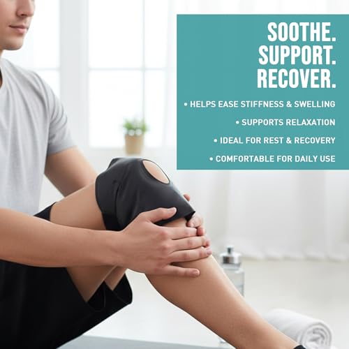 Image of ONYXNEO Knee Wrap with Hot & Cold Gel Therapy (Pack of 2) | Knee Support Brace for Pain Relief | Knee Cap for Arthritis and Protection for Men & Women