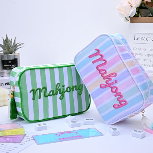 Bolsa para Fichas Mahjong con 4 Cartas Acrílicas miniatura 5