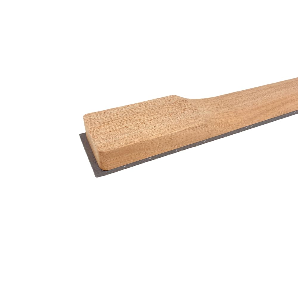Gitara elektryczna gryf mahoń zamiennik 22 progi 65 cm palisander podstrunnica biała doniczka wkładka śruba na pięcie
