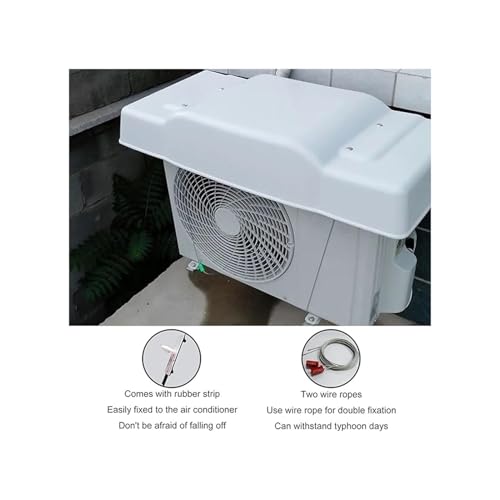Housse de protection pour condenseur de climatiseur extérieur mini-split universelle