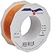 Produktbild PRÄSENT Four Seasons transparentes Band mit Drahtkante Tangerine, 25 m einfarbiges Stoffband, 40 mm Breite, leicht biegsames Schleifenband zum Dekorieren & Basteln, für besondere Anlässe