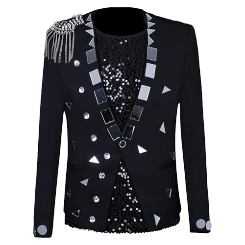 Veste de costume paillettes homme pour tenue de soirée chic et clubbing