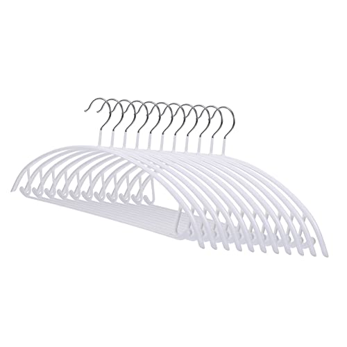 ABOOFAN 10Pcs Traceless Clothes Hanger Non Slip Multipurpose Hangers for Coats Sweaters Jackets High Load Capacity Resistant Design Home Accessory