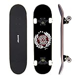 Die Muster des Skateboards werden von BAYTTER entworfen und durch die neuste Thermotransferdruck - Technik verblassen die Muster nicht. Es gibt drei Muster zur Auswahl.