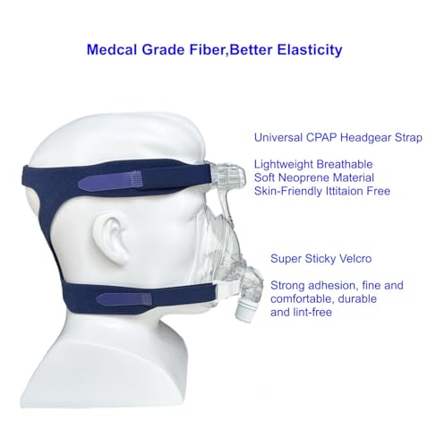 Image of CPAP Headgear Straps for Most CPAP Mask Straps Soft and Breathable