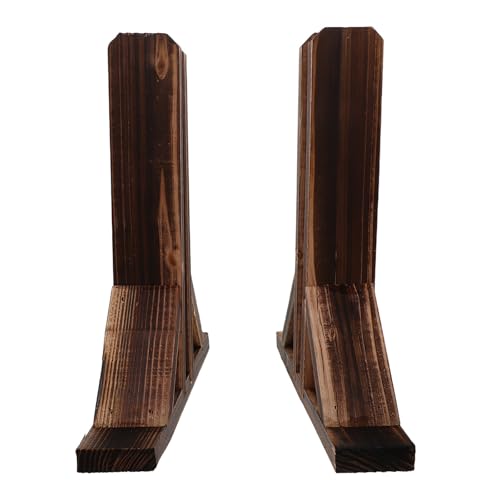 Soporte divisor de ambientes de madera contra caídas de cercas con base resistente de valla
