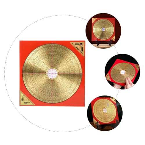 Brújula china portátil multiusos de latón FRCOLOR 6 pulgadas miniatura 3