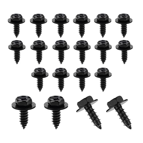Image of 20PCS Fender Liner Screw Bolt, Bumper Cover Splash Shield Mud Guard Screws Replace #90159-60498, Auto Front Fender Liner Bolts for Camry Prius Tacoma Tundra Highlander ES GS