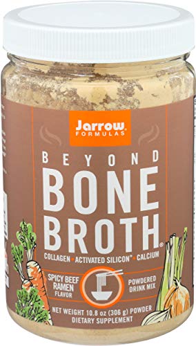 Jarrow Formulas Beyond Bone Broth with JarroSil Activated Silicon, Spicy Beef Ramen, 10.8 Ounce (306 g) Powder