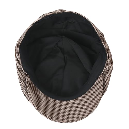 Image of FabSeasons Cotton Ivy Flat Golf Cap - Classic Newsboy Gatsby Hat for Men