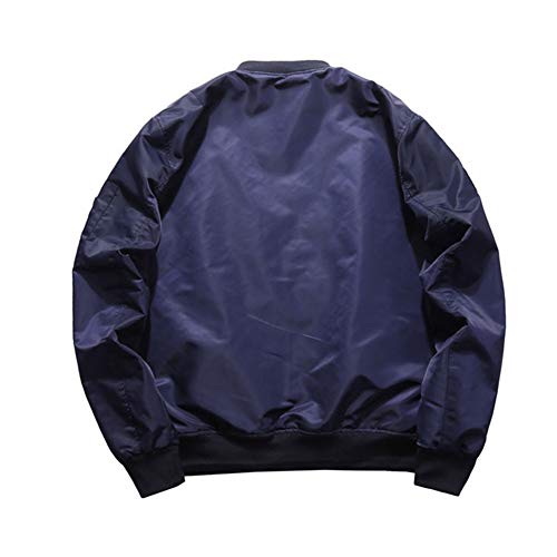 Men's Thicken Winter Warm Bomber Jacket Casual Athletic-Fit Full-Zip Winter Warm Coats Outwear3