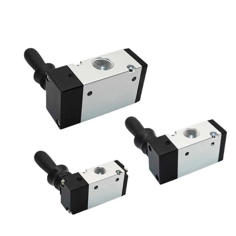Válvula de control manual de 5/2 vías con conmutación push-pull rápida 3