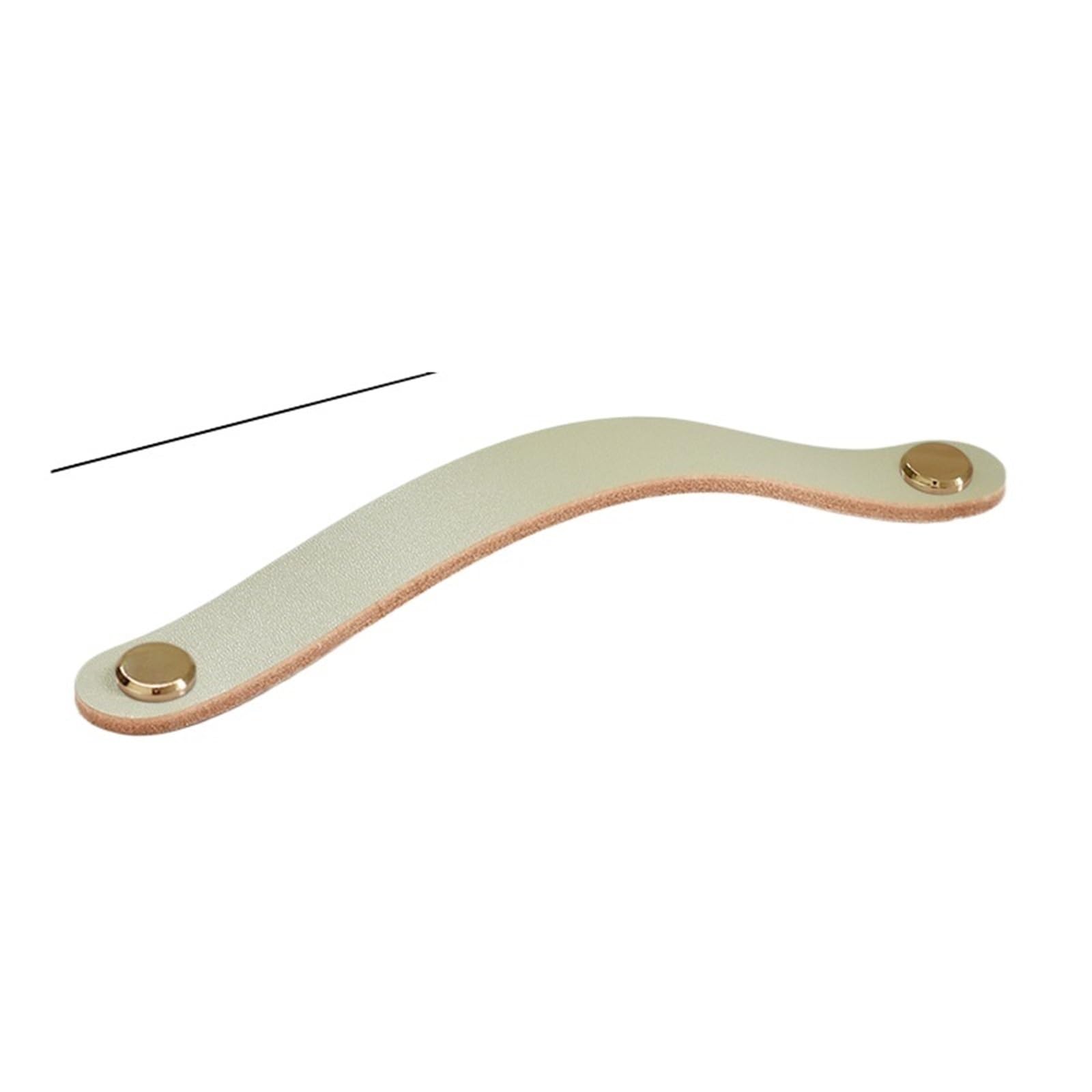 Wyqxty Golden Leather Cabinet Handles Leather Drawer Pulls Multicolor 96-160Mm(,160Mm)