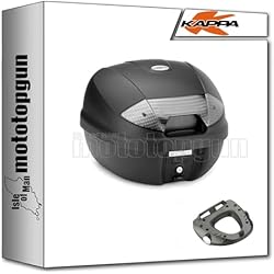 Maletas Gsx 650 F MOTOTOPGUN Kappa k30nt + kz539 + km5m Maleta k30nt + Adaptador Tech Compatible con Suzuki gsx 650 f 2008 2009 2010 2011 2012 2013 2014