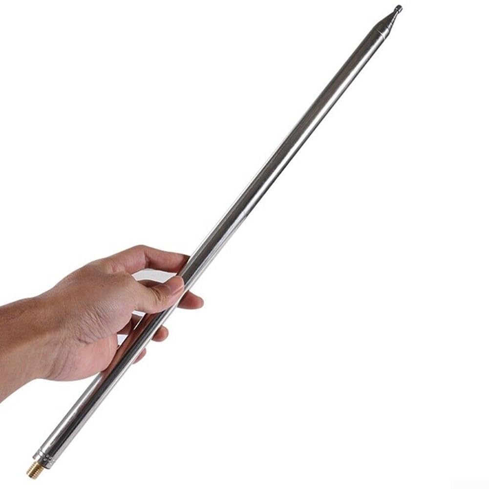 4 antenne telescopiche da 5,6 m, 14 sezioni, estensibile, radio a onde corte, con filettatura M10, per fai da te per antenna GP amatoriale wireless