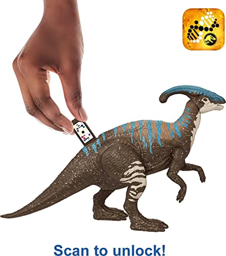 Jurassic World Dominion Human & Dino Pack Cowboy Owen & Juvenile Parasaurolophus, Authentic Action Figures, Movable Joints, Ages 4 Year & Up #TOP1