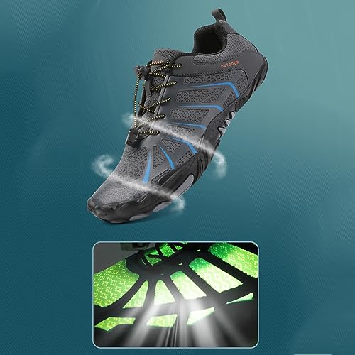 Orgone Womens Mens Water Shoes - Hiking Sneaker Closed Toe Outdoor Barefoot Shoes Quick Drying Lightweight Breathable Non-Slip Aqua Shoes Boating Fishing Diving Surfing Driving Yoga Upstream4