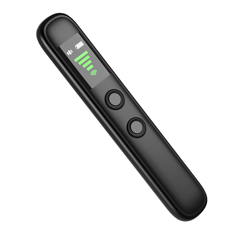 Hidden Camera Detectors, Anti Spy RF Signal Scanner, 5 Levels Sensitivity, Bug Detector,36H Work, for Hotels, Office, Home,Protect Your Privacy in All aspects [Black]