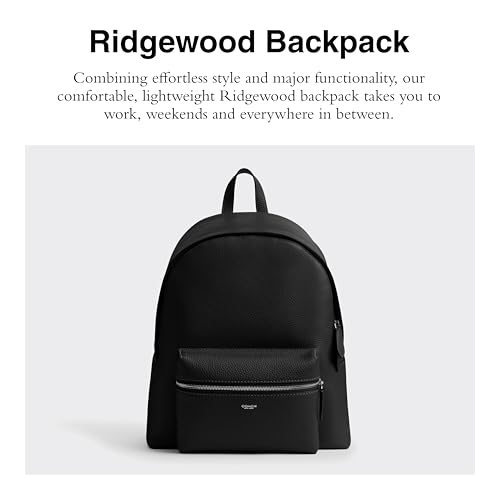 Coach Men's Ridgewood Backpack, Black, Medium2