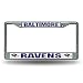 Baltimore Ravens Chrome License Plate Frame