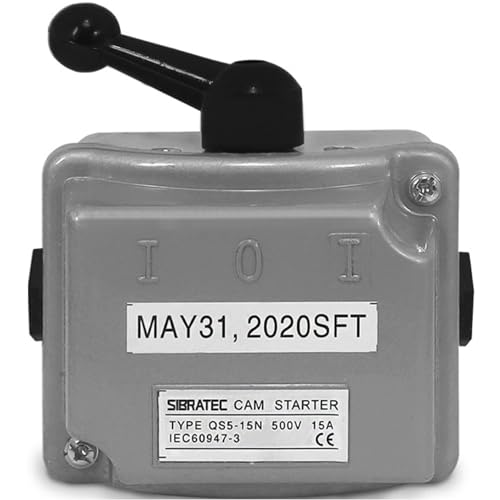 Sibratec, Chave Reversora Liga Desliga Motor 15a Trifásico Qs5-15n