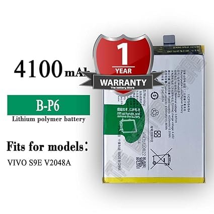 Image of THE BATTERY STORE Original B-P6 Battery for Vivo S9E Battery with 1 Year Warranty**** (PPP31)