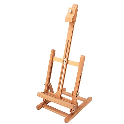 Generic Caballete de Madera Ajustable con Marco en H para Artistas, Soporte de Tablero de Dibujo de para Exhibición de Pintura, Adecuado para Uso en Estudio