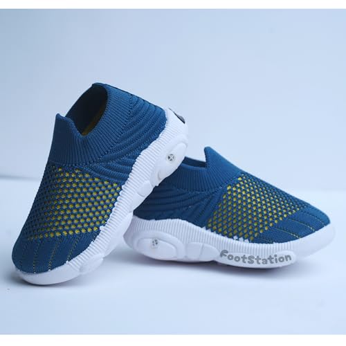 Image of Infant Shoes for Baby Boys & Girls | Musical Sound Walking Shoes | First Walker Shoes for Toddlers | Lightweight Breathable Knit Sneakers | Soft Sole Comfortable Slip On Shoes for Newborns, Babies & Kids