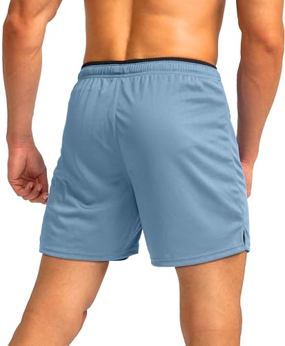 Image of G Gradual Men's Gym Workout Shorts Zipper Pockets 5 inch / 7 inch Quick Dry Breathable Runing Athletic Short for Men