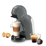 De'Longhi Nescafé Dolce Gusto Mini Me 2 – Cafetera de Cápsulas Compacta, Apagado Automático, Bebidas Calientes y Frías, 15 Bares de Presión, Color Antracita (EDG335.A)