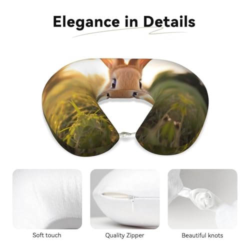 Almohada de viaje de espuma viscoelástica U shaped miniatura 3