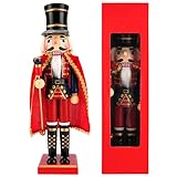 🎅【Regalo exquisito】: estos cascanueces de Navidad están exquisitamente elaborados y tienen una apariencia hermosa, que son excelentes regalos para fiestas de Navidad, intercambios de regalos, fiestas de inauguración de la casa o fiestas navideñas. Con el empaque rojo translúcido de la caja de regalo, a su familia y amigos les encantarán estos encantadores regalos desde el corazón.