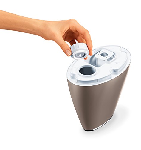 Beurer LB 37 luchtbevochtiger met microfijne ultrasone verstuiving, stille nachtmodus, aromafunctie, toffee - Afbeelding 5