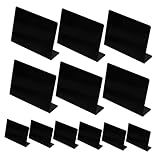 HOODANCOS 12stücke Mini-tafelschilder Wiederverwendbare Kreidetafeln Für Hochzeiten Partys Und Tischnummern Glänzend Mit Kratzschutzfolie