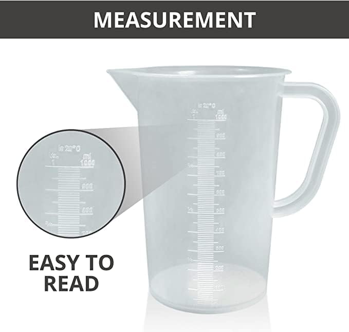 VVS 500ml Polypropylene Plastic Measuring Jug - Image 2