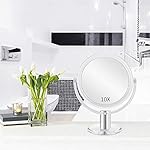 Fabuday Magnifying Makeup Mirror Double Sided, 1X 10X Magnification Mirror, Table Top Vanity Mirror, Transparent - Image 5
