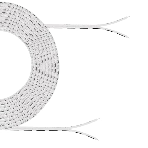 100 Feet 22 AWG 2-Pin Garage Door Opener Wire Universal Garage Door Wire for Sensors Control Station and doorbell Wiring