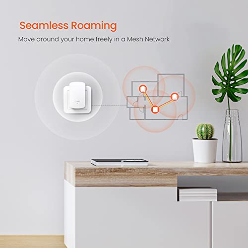 Tenda Nova Mesh Wifi System (Mw5)-Up To 3500 Sq.ft. Whole Home Coverage, Gigabit Mesh Router For Wireless Internet, Wifi Router And Extender Replacement, Works With Alexa, Plug-In Design, 3-Pack #TOP3