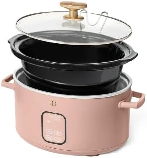 Miniatura 2 de Hermosa olla de cocción lenta de 6 cuartos de galón de Drew Barrymore Rose