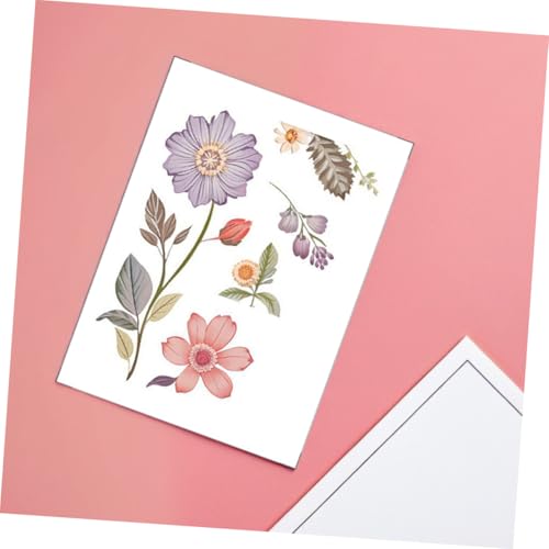 Pegatinas de flores para interruptores de luz que protegen las paredes de manchas 7