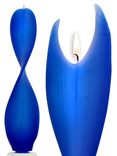 Engelsflamme saphirblau inkl. Box. Die Kerze, die sich zum Engel verwandelt. Handgemachtes Engelskerzen Geschenk zum Geburtstag, Weihnachten, Mitbringsel. Wunderschöne blaue Kerze