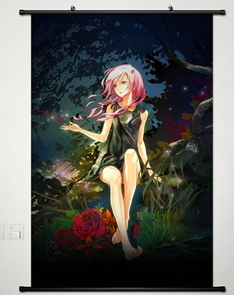 Guilty Crown Home Decor Anime Cosplay Wall Scroll Poster Fabric Painting Inori Yuzuriha 23.6 X 35.4 Inches-037