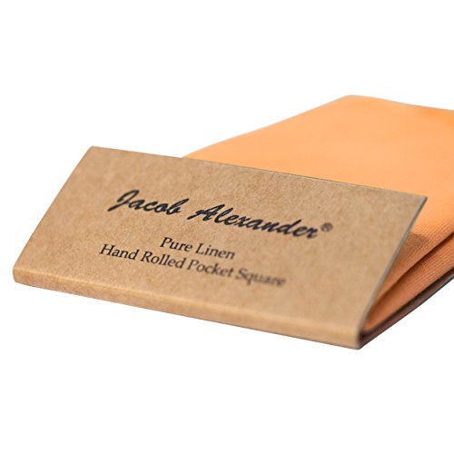 Image of Jacob Alexander Linen Handrolled 15 inch x 15 inch Pocket Square Hanky
