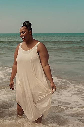 Vestido Tubinho Segunda Pele Off White Plus Size Off White-Único