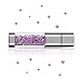 Techkey USB Flash Drive with 2 in 1 Anti-Dust Plug and Stylus Pen Set,Swarovski Crystalline Elements,Photo Frame Packaging,32GB,Amethyst
